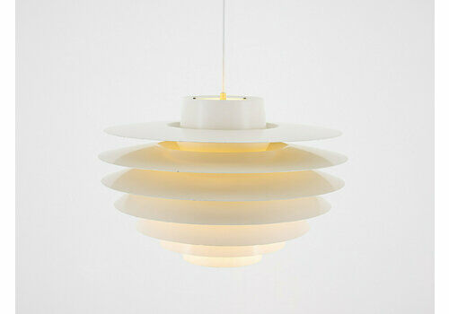 Large White Verona Lamp By Svend Middelboe For Nordisk Solar