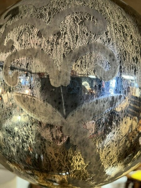 Late Victorian Silver Mercury Witches Ball photo furniture