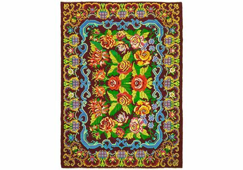 Handmade Vintage Moldovan 204 Cm X 277 Cm Kilim Rug