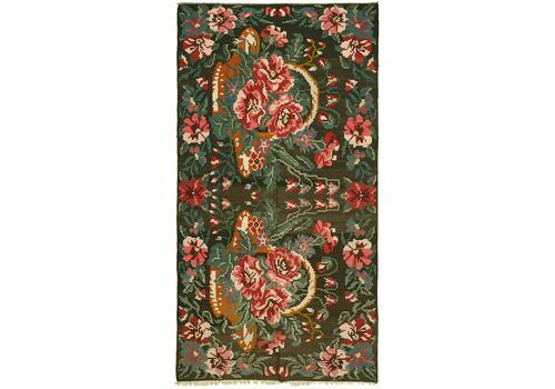 Handmade Vintage Moldovan 180 Cm X 320 Cm Kilim Rug