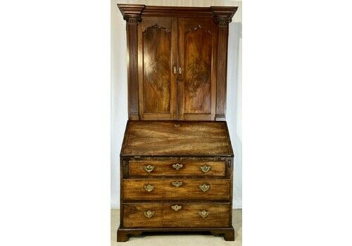Georgian Cupboard Bureau Bookcase
