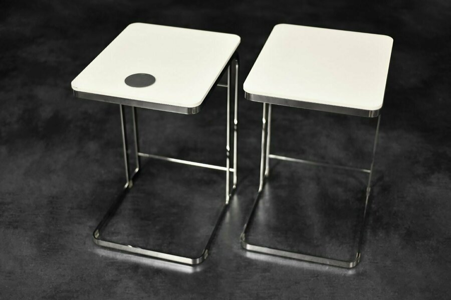 Mid Century Italian Modern White Coffee Tables Carlotta By Antonio