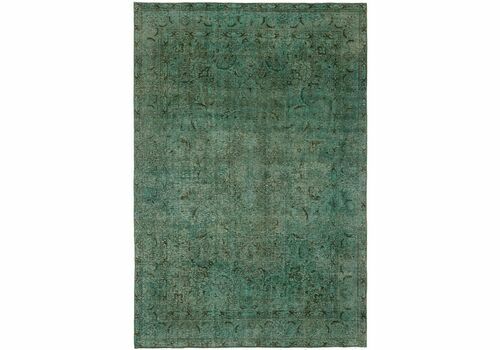 Handmade Vintage Turquoise 333 X 222 Cm Over Dyed Area Rug
