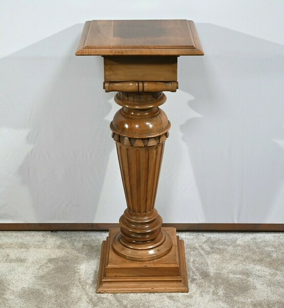 Walnut Columns Important Walnut Column, Louis XVI Style Late 19th Century | Vinterior