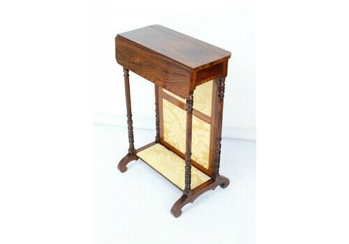 Small Victorian Rosewood Prie Dieu Side Table