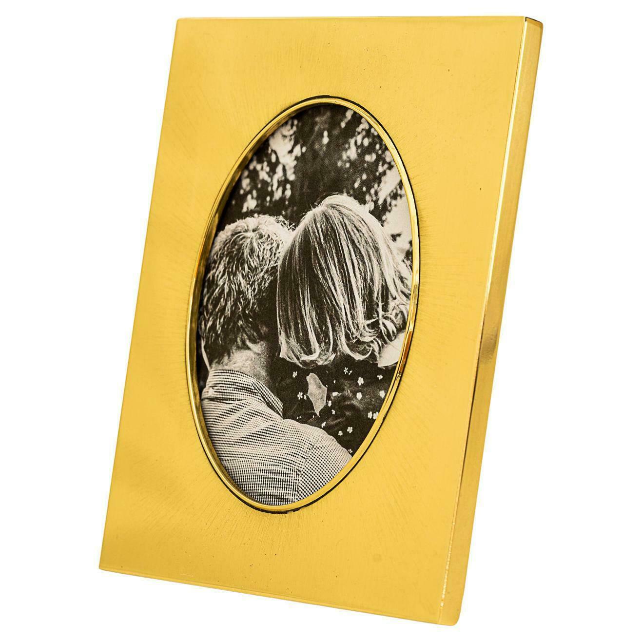 Art Deco Brass Picture Frame Around 1920s Vinterior