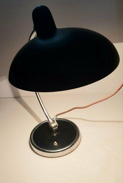 Black President 6631 Desk Lamp By Christian Dell For Kaiser Idell  Kaiser Leuchten 1930s photo Lighting
