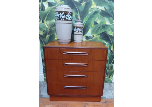 Vintage Retro G Plan Fresco Chest Of Drawers Teak Mid Century A1 Refurb