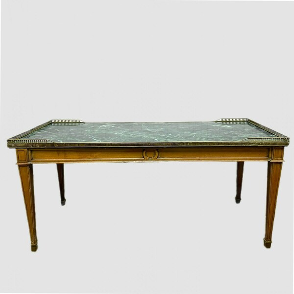 Mid Century Marble Coffee Table Vinterior