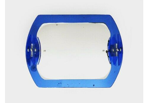 Large Cobalt Blue Veca Mirror And Wall Lights In 2 Shades Veca Fontana Arte Italy
