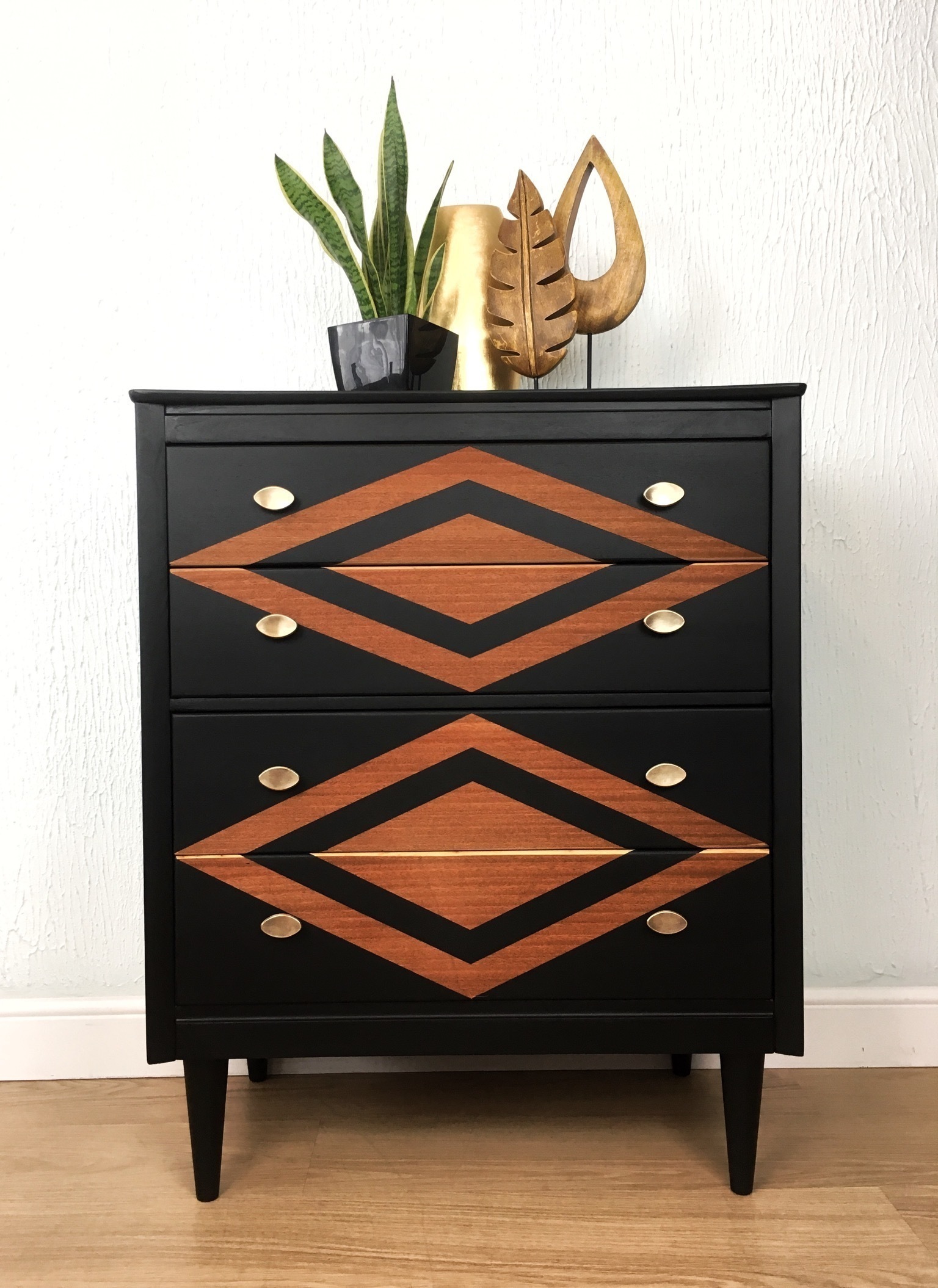Mid Century Drawers Midcentury Modern Vintage Retro Bespoke