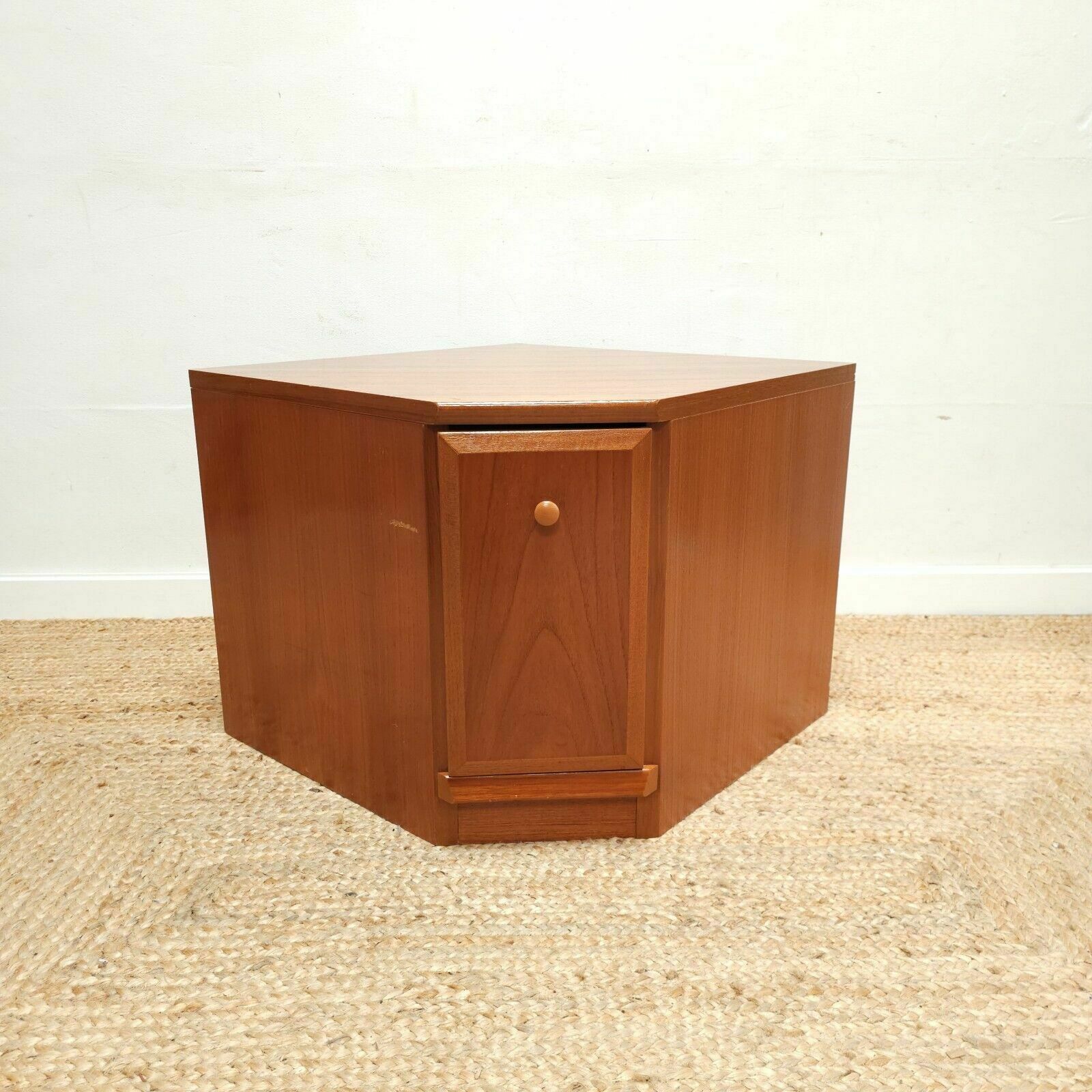 G Plan Corner Unit Mid Century Tv Stand Retro Cupboard Storage Teak Delivery Vinterior