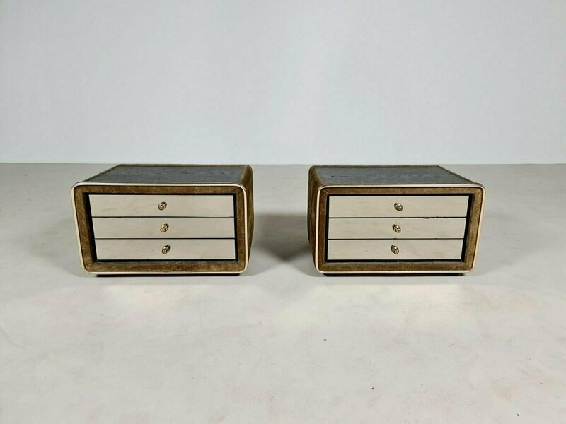 Bedside Tables By Ruf International, 1960s, Set Of 2 Vinterior