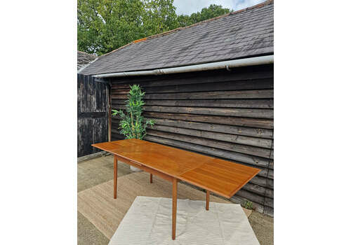 Mid Century G Plan Kofod Larsen Teak 8 To 10 Seater Extendable Dining Table