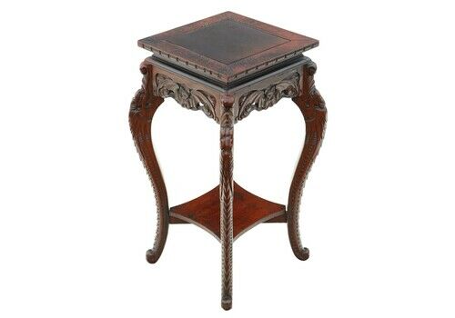 Antique C1920 Chinese Oriental Painted Side Occasional Table Stand