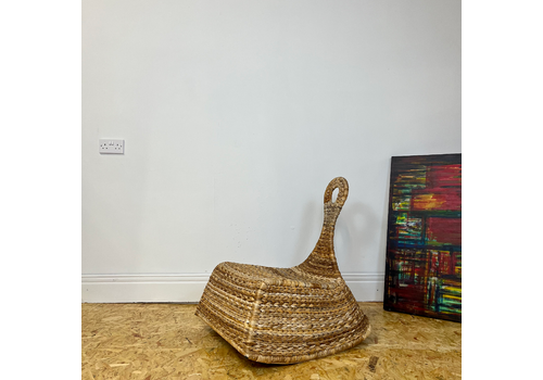 Vintage Ikea Ps Gullholmen Wicker Rocking Chair