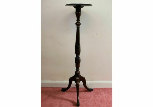 Beautiful Mahogany Victorian Torchiere Jardiniere Stand