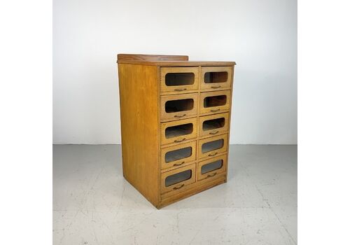 1930s 10 Drawer Haberdashery Cabinet