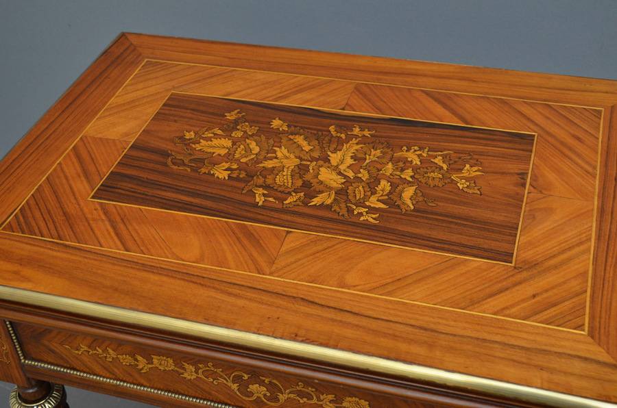 Very Decorative Walnut Card Table photo furniture