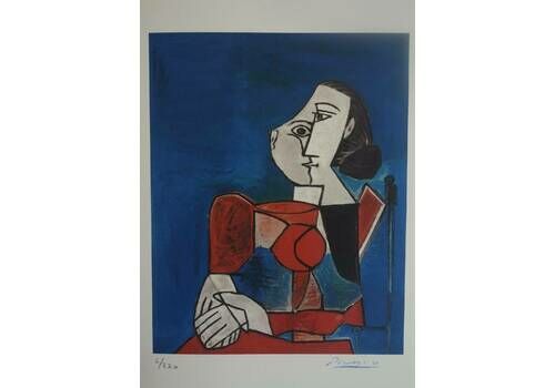 Fine Cubist Limited Edition Print   Portrait Of A Woman, Pablo Picasso, Hand Signed & Numbered