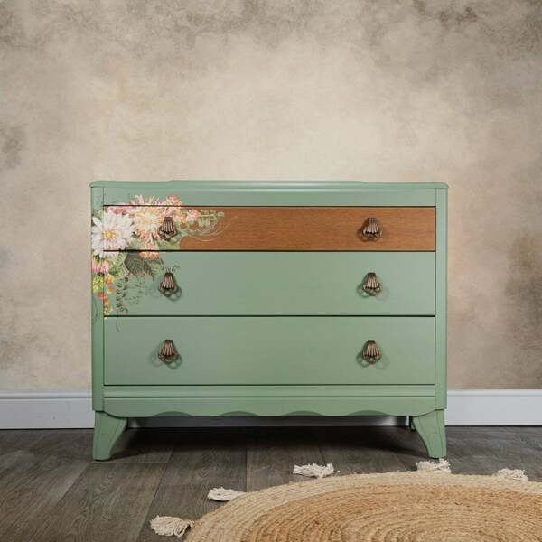 Vintage Lebus Wide 3 Drawer Chest Of Drawers Harris Lebus Vinterior