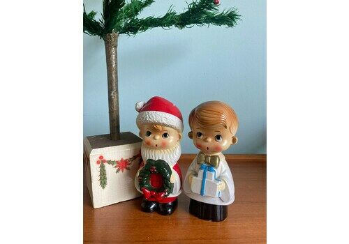 Vintage Christmas Choir Boy Figurine