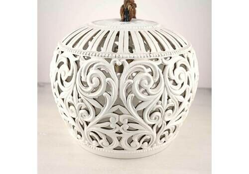 Antique Ceramic Chandelier, 1800s