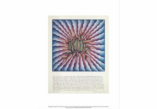 Original Judy Chicago Museum Print   Peeling Back   Authentic Poster From The Great Feminist Artist