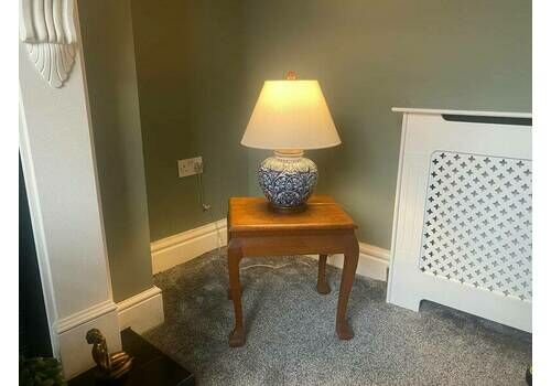 Vintage Solid Wood Teak Mid Century Side Table / Coffee Table / Plant Stand / Pot Stand / Lamp Table