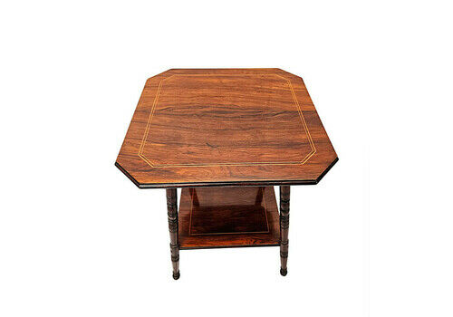 A Fabulous Edwardian Inlaid Occasional Or Lamp Table