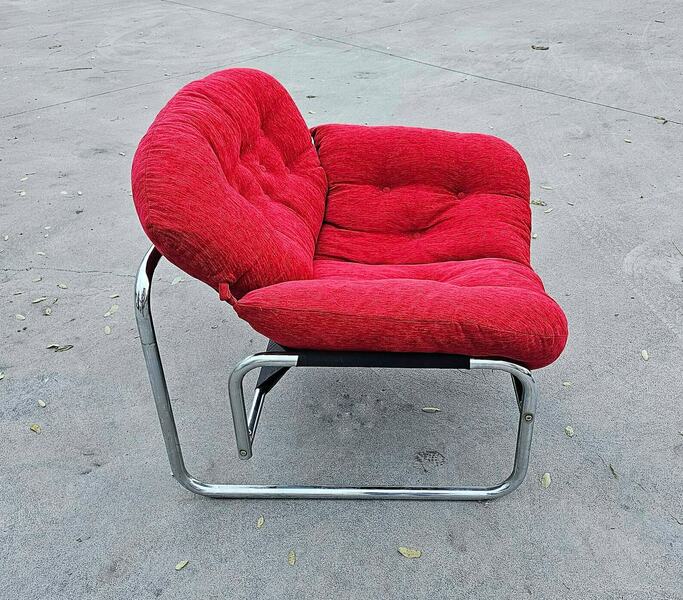 Pair Of Postmodern Lounge Chairs Designed By Johan Bertil Häggström For Swed Form // Made In Sweden In 1970s photo furniture