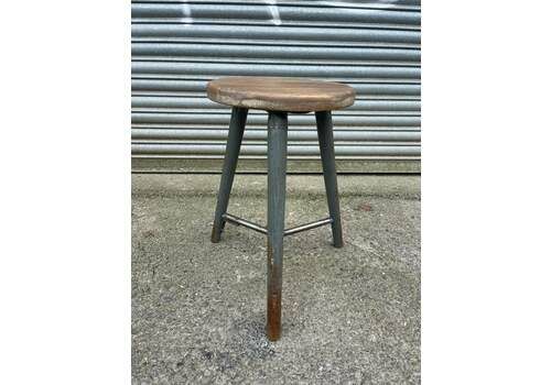1950s East German Bemefe Work Stool Post War Rowac