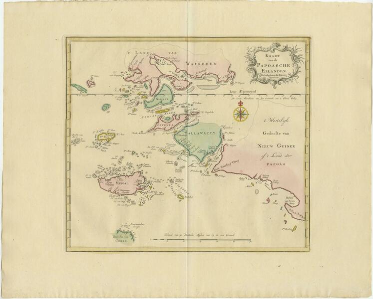 Antique Map Extending From The Spice Islands To The West Of Papua New Guinea photo furniture