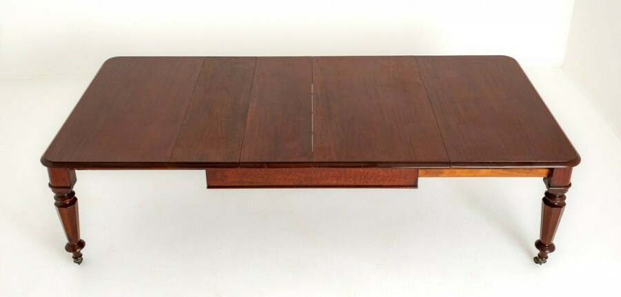 William IV Dining Table Mahogany Extending photo for sale