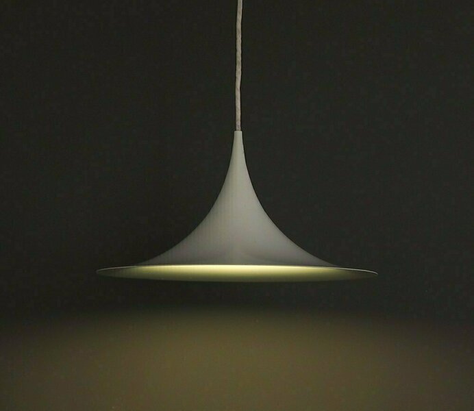 Semi Xs Hanging Lamp In White By Claus Bonderup And Torsten Thorup For Fog & Mørup, 1970s photo 275.0