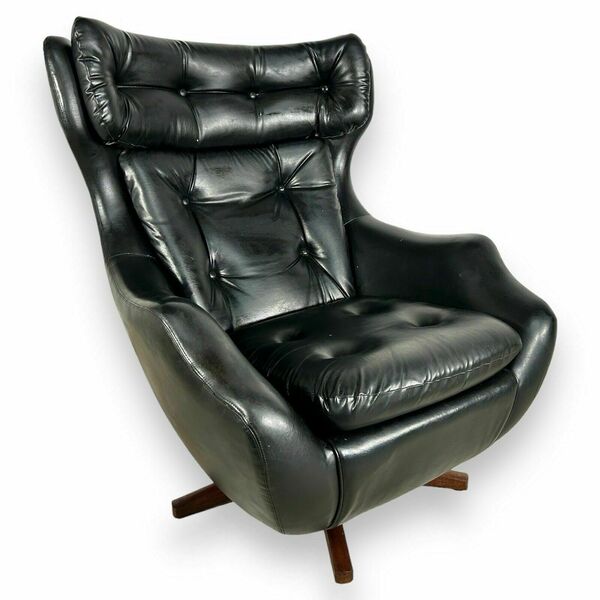 Vintage Retro Mid Century Parker Knoll Statesman Egg Chair, Swivel