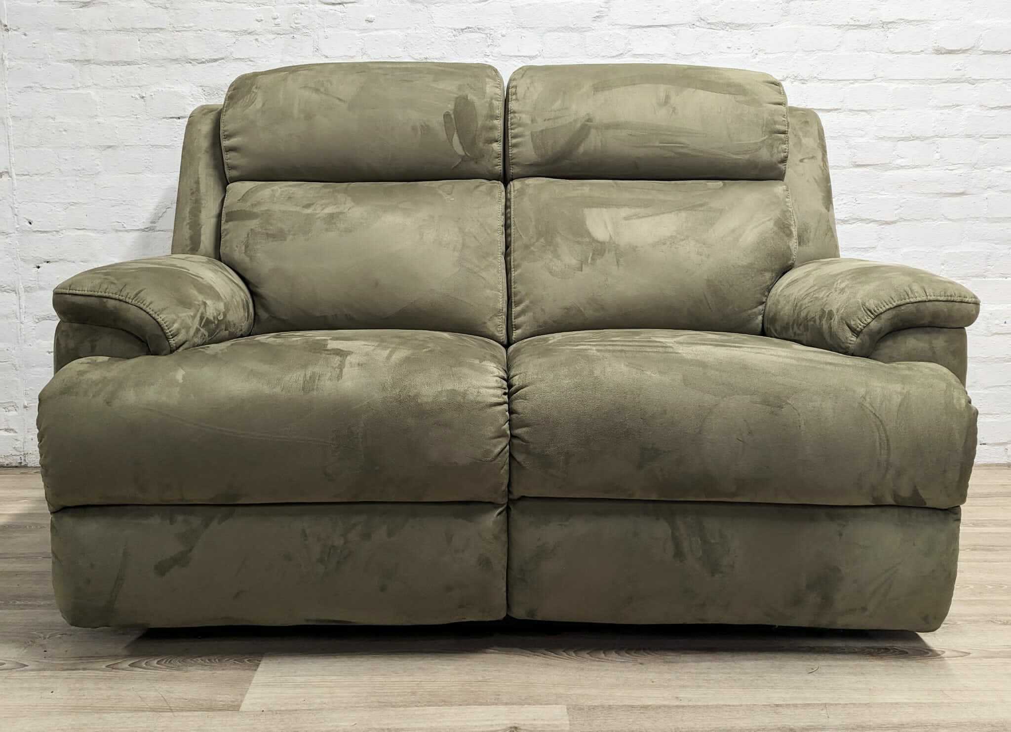 Ex Display Sofology Gracy Seater Recliner Sofa In Tara Olive