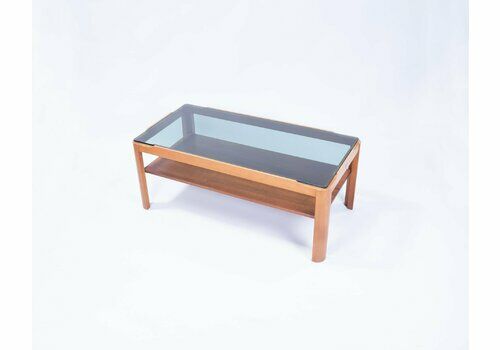 Mid Century Myer Smoked Glass Coffee Table