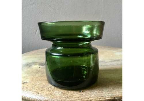 Vintage Dansk Danish Glass Candleholder, Jens Quistgaard 1970’s Design. For Thick Candles Or Night Light Votives.