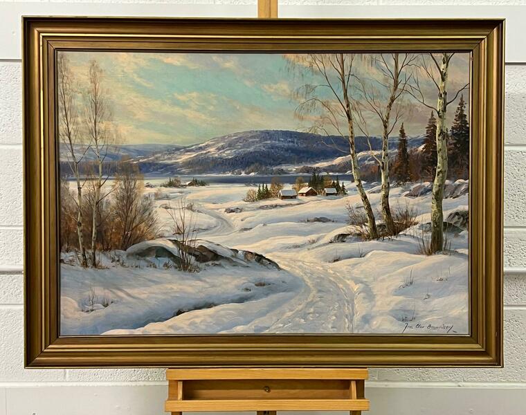 Jens Christian Bennedsen Swedish Hamlet In A Snowy Winter