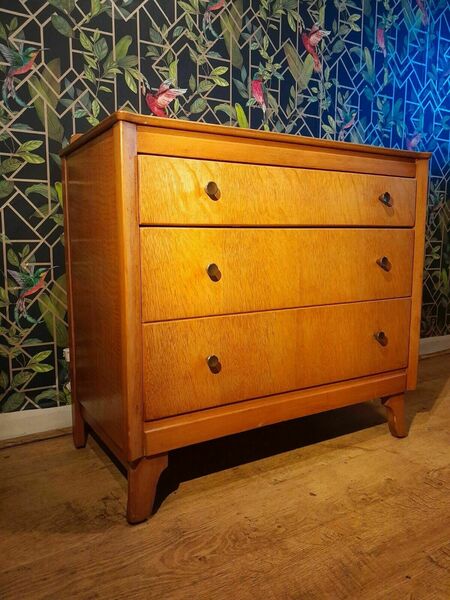 Mid Century Modern Chest Of 3 Drawers By Harris Lebus | Harris Lebus ...