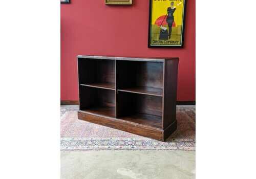 Antique Early 20th Century Open Bookcase / Record Rack