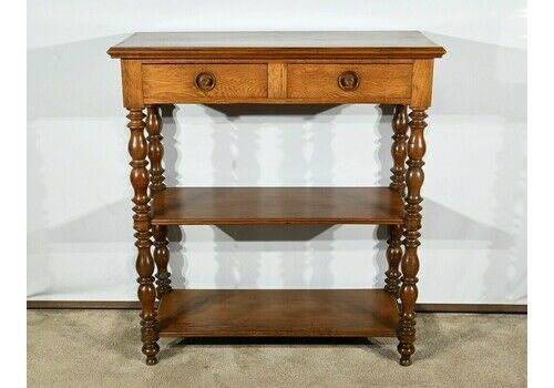 Oak Support Height Trolley, Louis Philippe Style – 2nd Part 19th