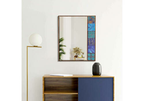 Roth Decorative Handcrafted Unique Wooden Wall Mirror