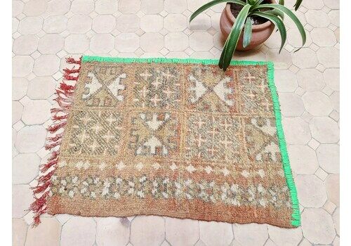 Moroccan Small Rug Small Vintage Boujaad Moroccan Rug Royal Splendor Multicolor Rug