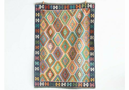 Geometric Afghan Kilim, Oriental