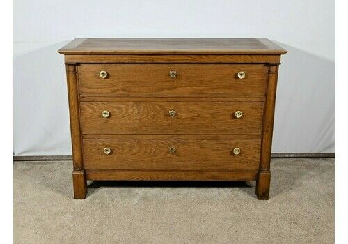 Small Oak Property Chest Of Drawers, Empire Period – Early 19th Century
