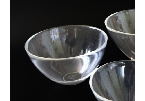 Vintage Retro Glass Bowl Medium Size Fuga Orrefors 1970s