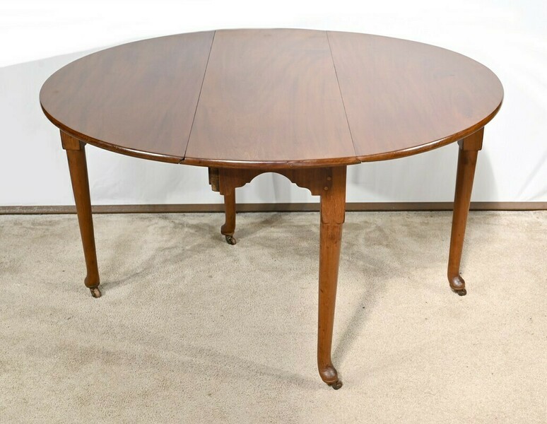 Oval Table 6 Place Settings In Mahogany, England – 1st Part 19th photo furniture