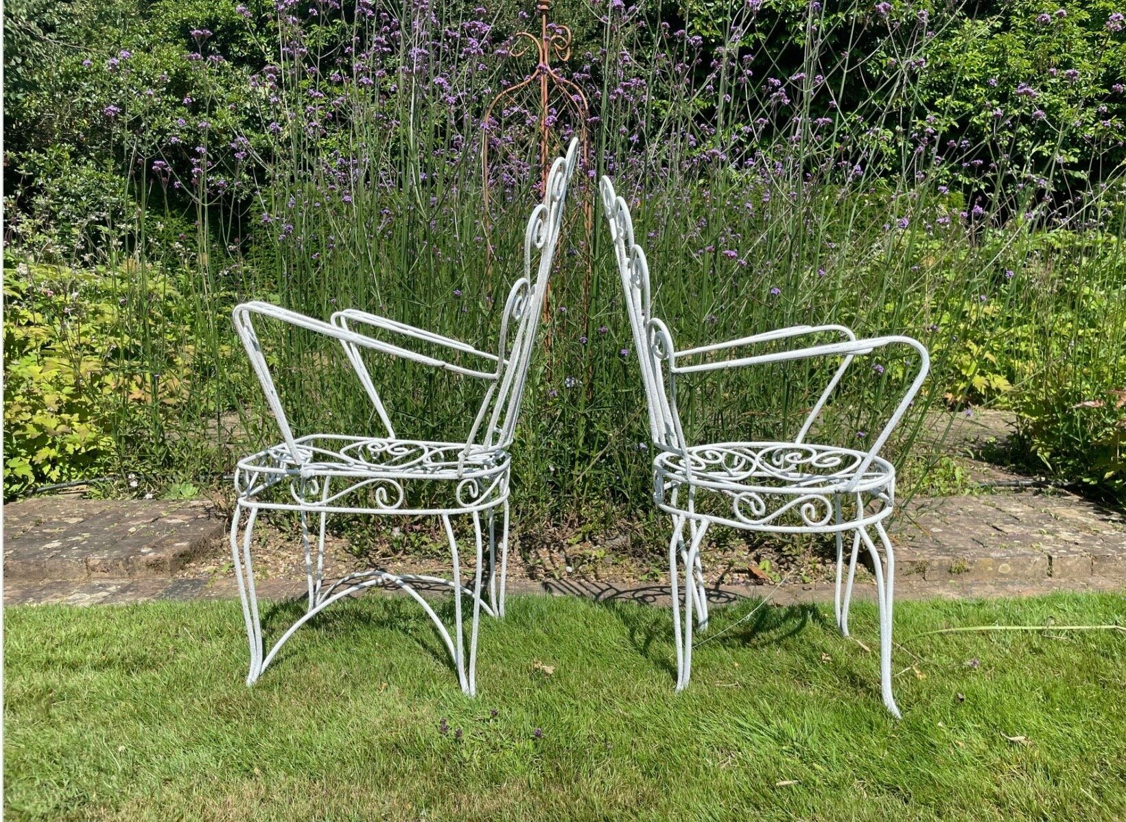 metal mid century outdoor chair
